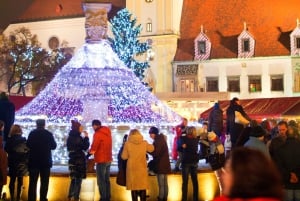 Från Wien: Halv dagsutflykt till Bratislavas julmarknad
