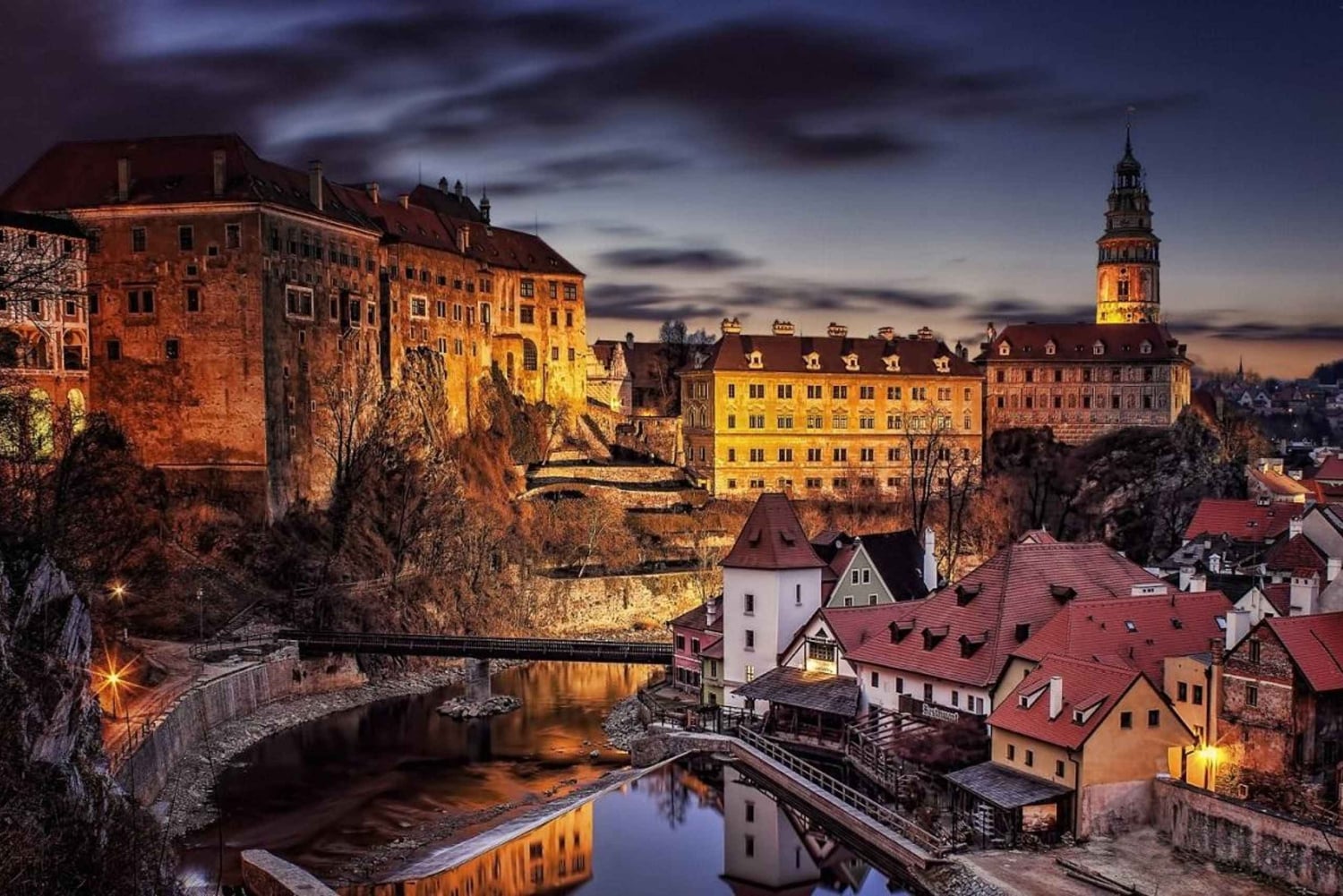 Desde Viena: Český Krumlov con almuerzo y degustación