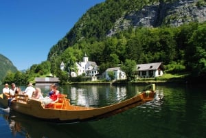 From Vienna: Day tour to Hallstatt and Salzburg & Boat ride