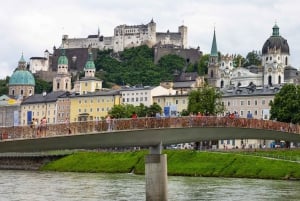 Vanuit Wenen: dagtrip naar Hallstatt en Salzburg met gids