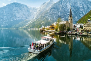 Vanuit Wenen: dagtrip naar Hallstatt en Salzburg met gids