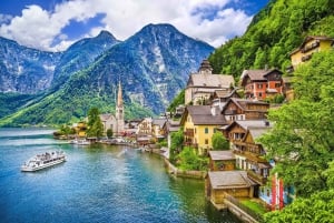 From Vienna: Hallstatt with Skywalk lift & Salzburg day tour