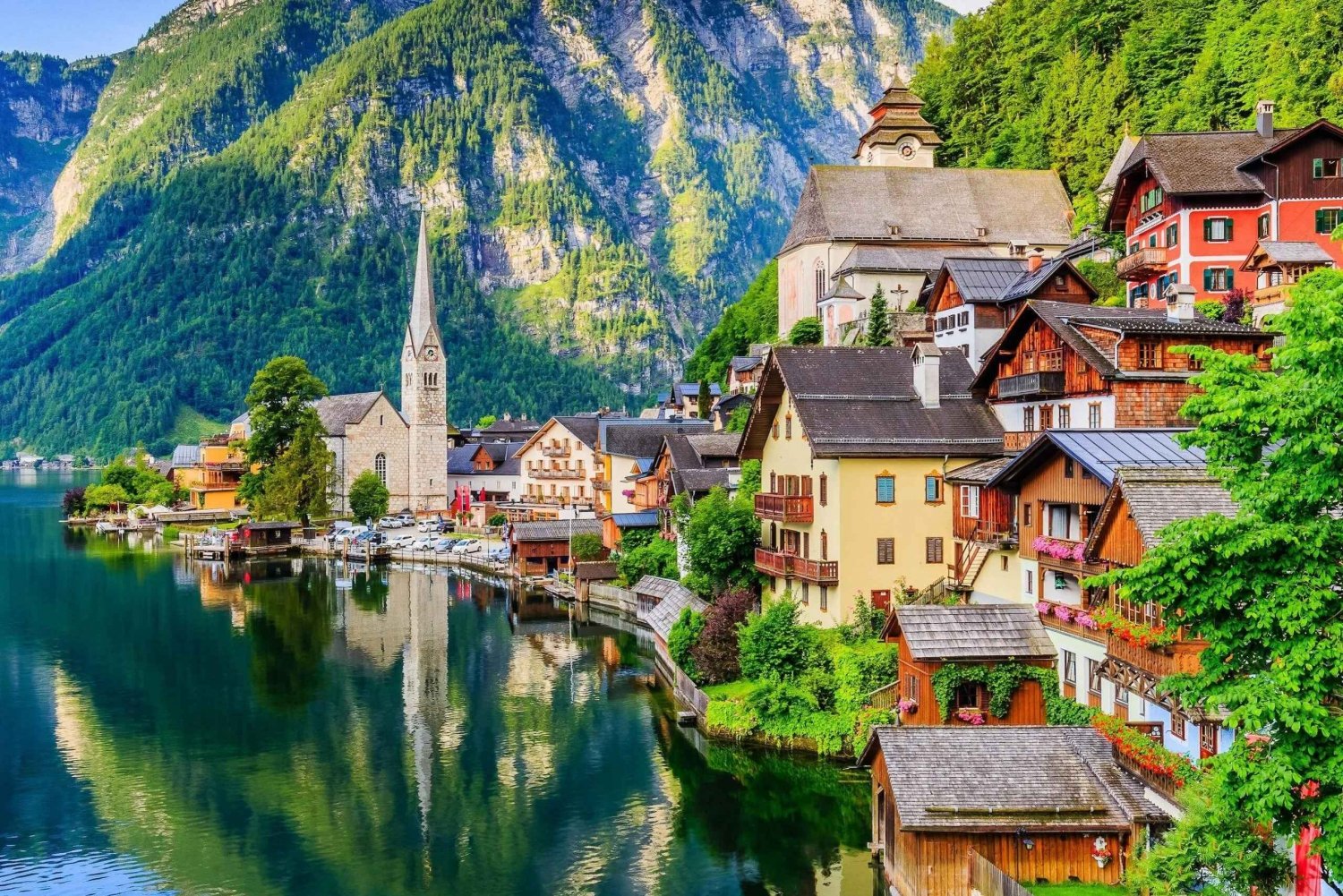 From Vienna: Melk, Hallstatt, & Salzburg Tour with Boat Ride