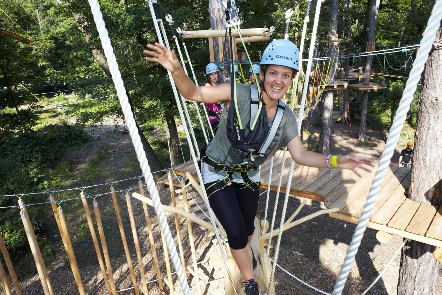 Kahlenberg Vienna: Лесной веревочный парк Входной билет и оборудование