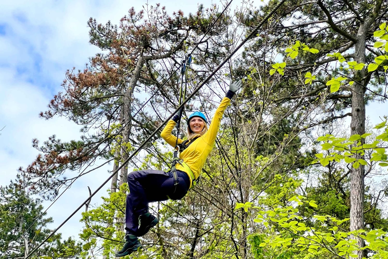 Kahlenberg Vienna: Лесной веревочный парк Входной билет и оборудование