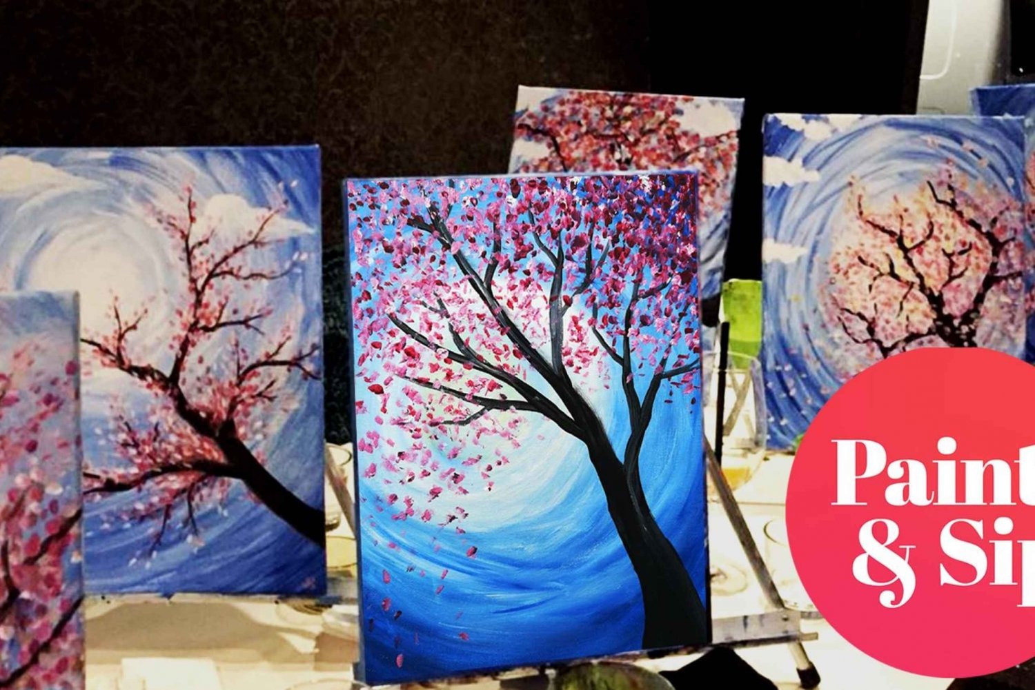 Paint & Sip: Paint and Wine Workshop with Welcome Drink