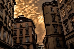 Spookachtige schattenjacht in het stadscentrum van Wenen