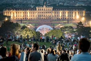 Wiedeń: Big Bus City Highlights Night Tour z przewodnikiem na żywo