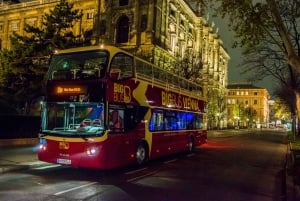 Viena: Big Bus City Highlights Night Tour com guia ao vivo