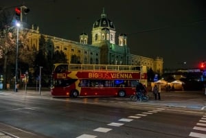 Viena: Big Bus City Highlights Night Tour com guia ao vivo