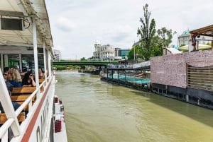 Wien: Båtkryssning på Donaukanalen med valfri lunch