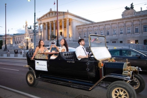 Experiência de jantar à luz de velas em Viena num clássico Oldtimer