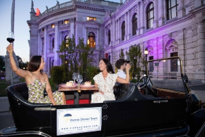 Experiência de jantar à luz de velas em Viena num clássico Oldtimer
