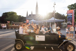 Visite de Vienne et dîner gastronomique dans une voiture ancienne classique