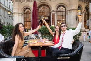 Wien-Stadtführung und Gourmet-Mittagessen in einem klassischen Oldtimer