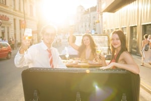 Tour della città di Vienna e pranzo gourmet in un'auto d'epoca classica