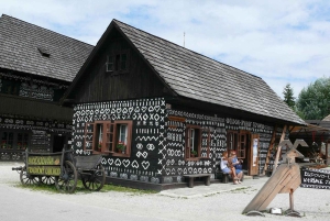 Wiedeń: wycieczka 1-dniowa do zamku Červený Kameň, Čičmany i Trenčín