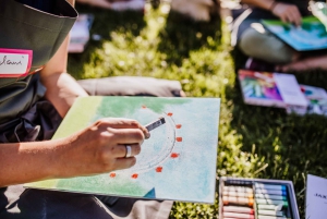Vienna: Giant Ferris Wheel Painting Class with Local Artist