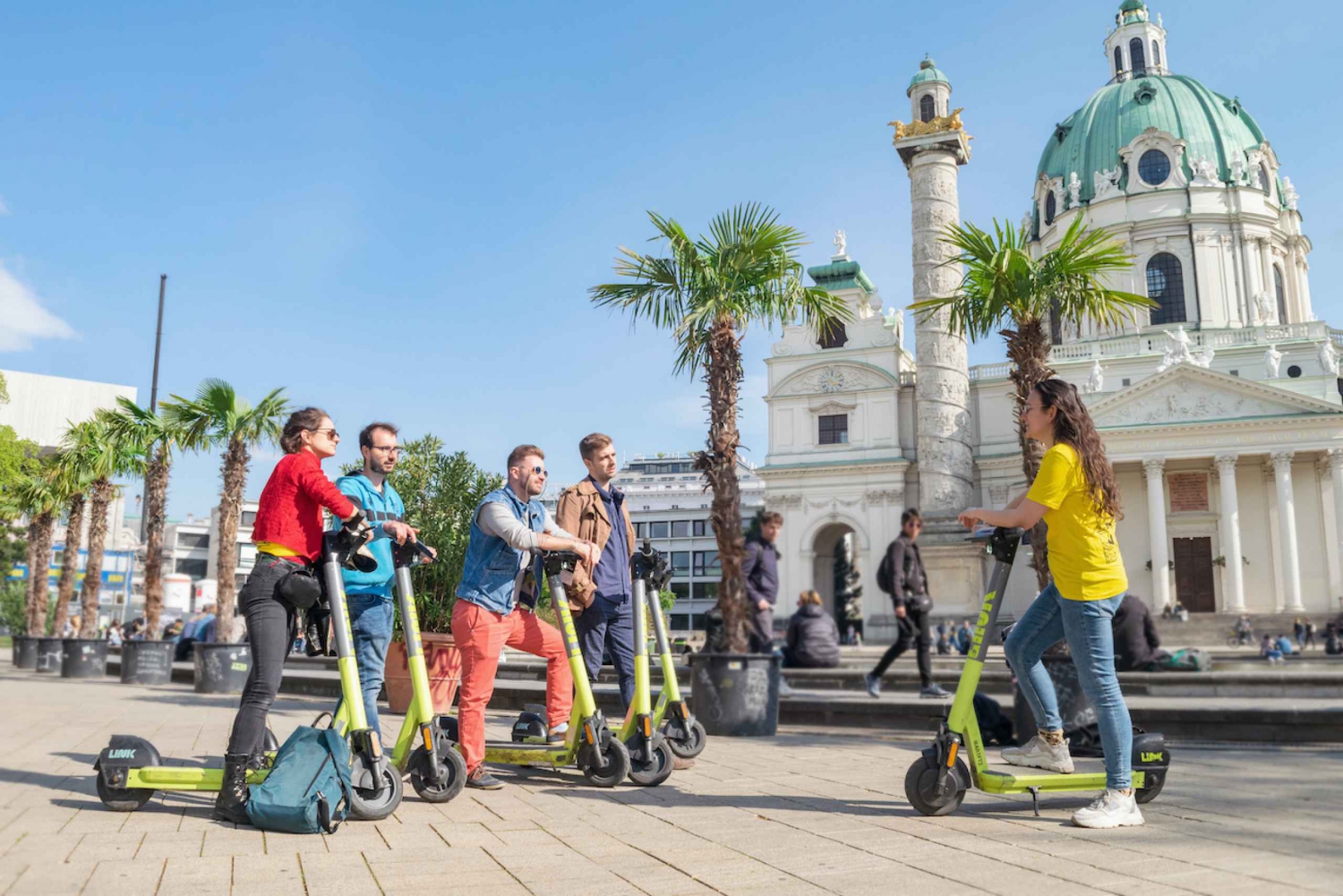 Wien: Guidet tur med Kick Bike eller E-Scooter med en lokal