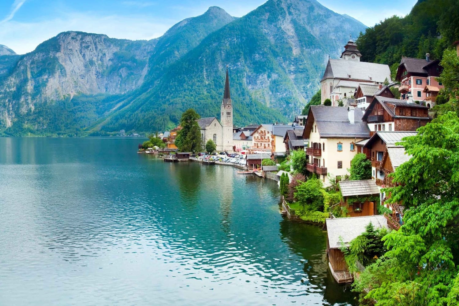 Wenen: Hallstatt Salzkammergut Dagtour met optie skywalk