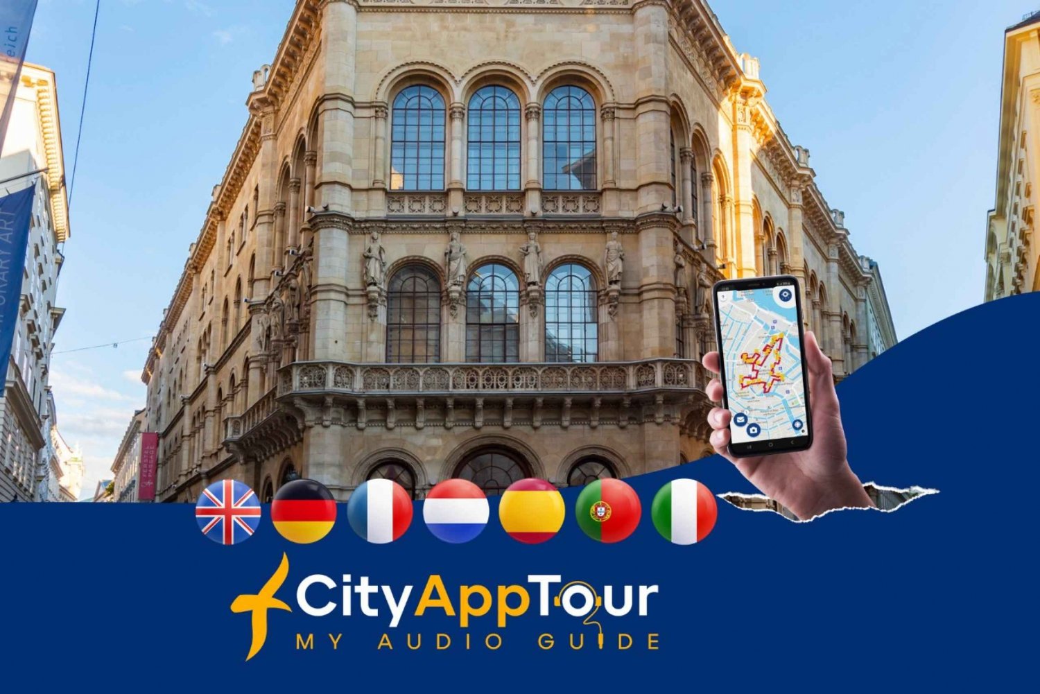 Vienna Historic Center: Walking Tour with Audio Guide on App