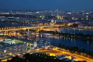 Wiedeń: Panoramiczna nocna wycieczka autobusowa