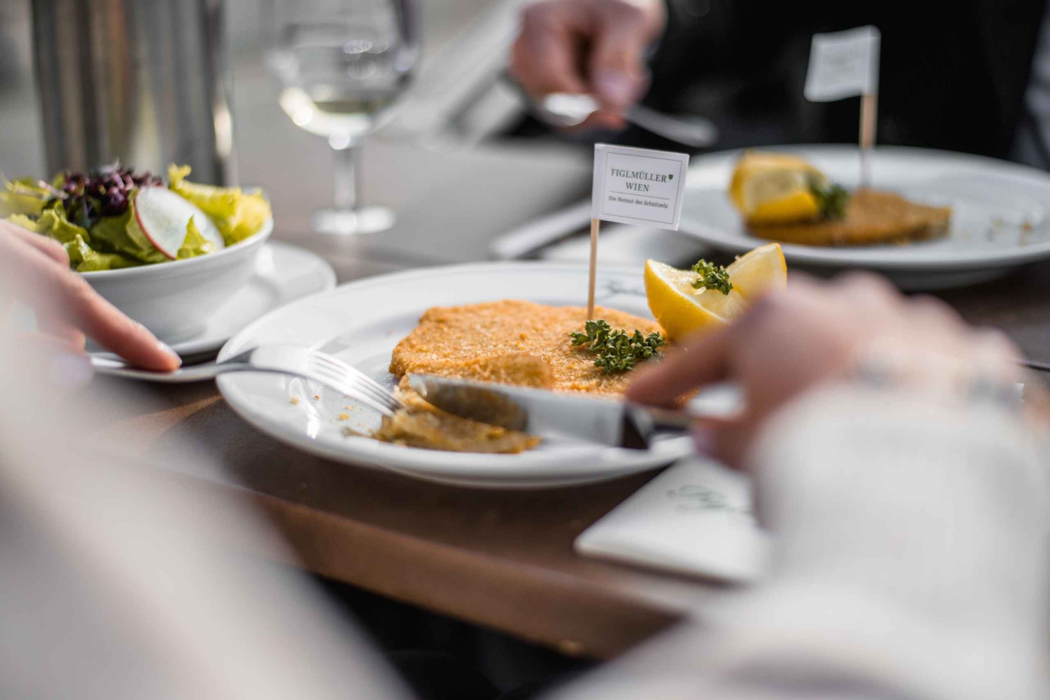 Wenen: privé Electro Odltimer-tour met veganistische schnitzel