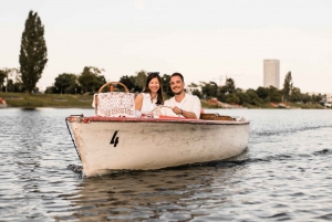 Vienna: Retro Boat Tour on the Danube River with Picnic