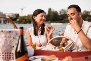 Wien: Retro-Bootstour auf der Donau mit Picknick