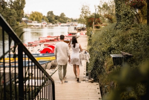 Wien: Retro-Bootstour auf der Donau mit Picknick