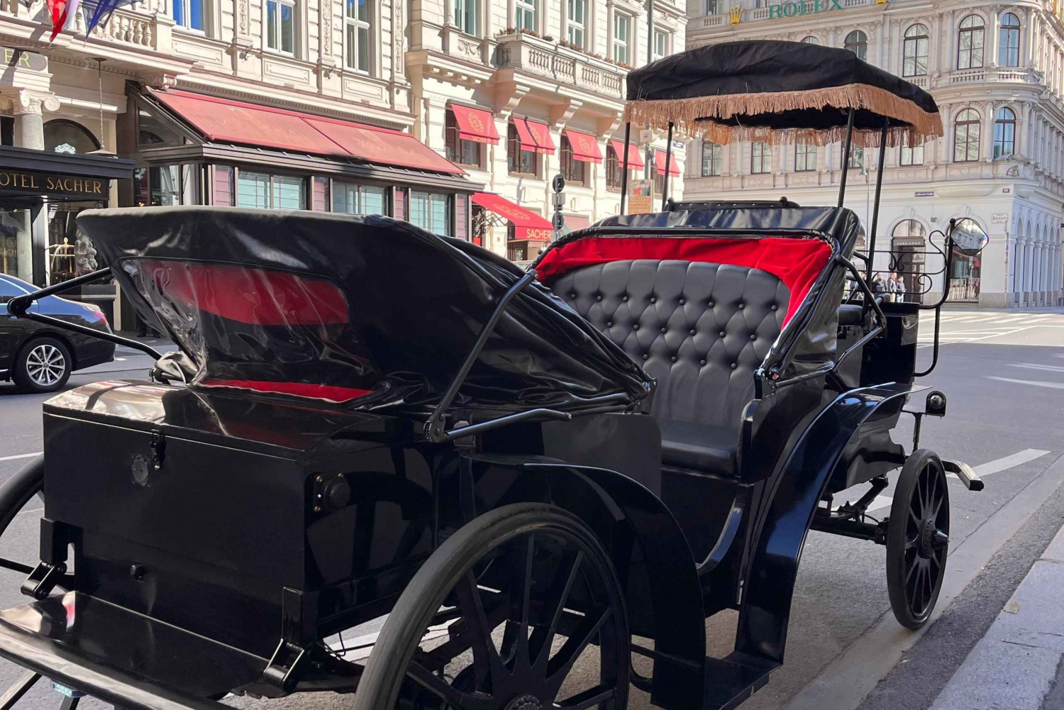 Wien: Royal E-Carriage sightseeingtur inkl. prosecco