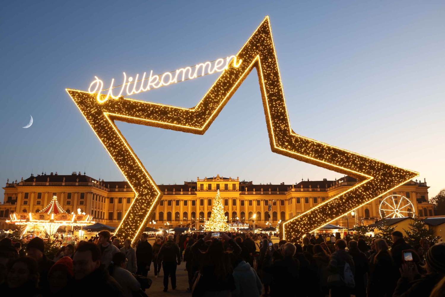 Vienna: Schönbrunn Christmas Market and Classical Concert