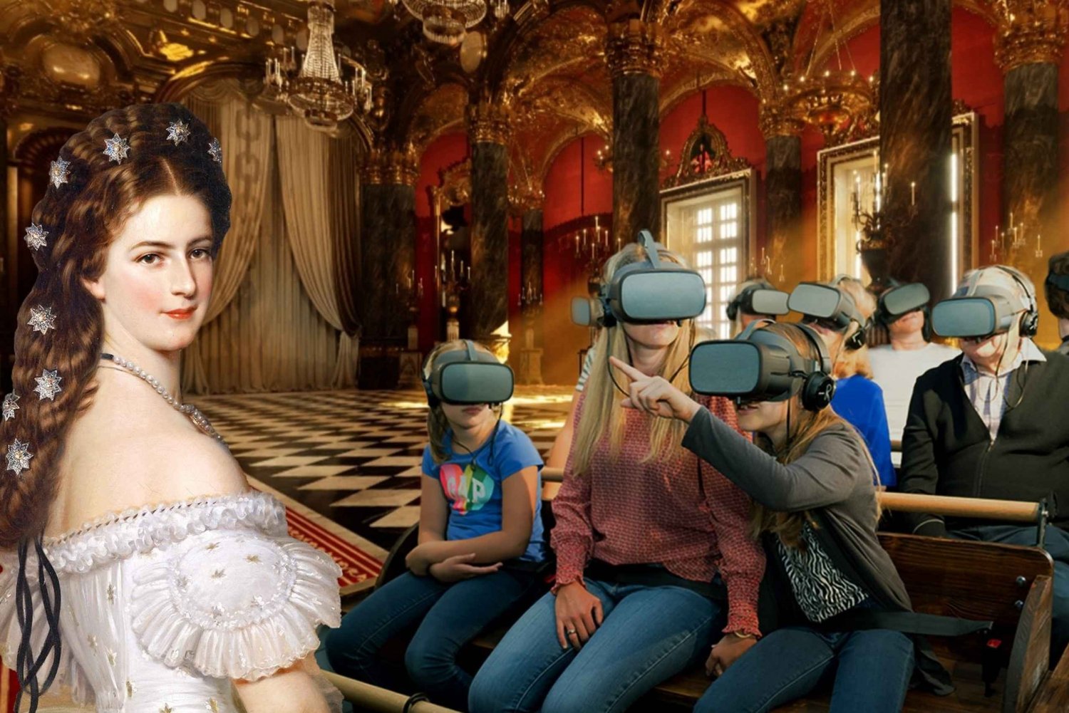 Vienne : l'expérience de réalité virtuelle 'L'incroyable voyage de Sisi'.