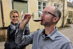 Wien: Pienryhmän viininmaistelukierros Heurigenin kanssa