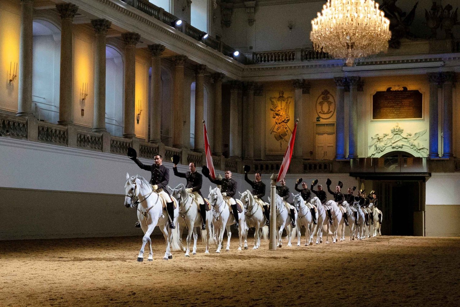 Vienne : spectacle de 45 minutes de l'école espagnole d'équitation