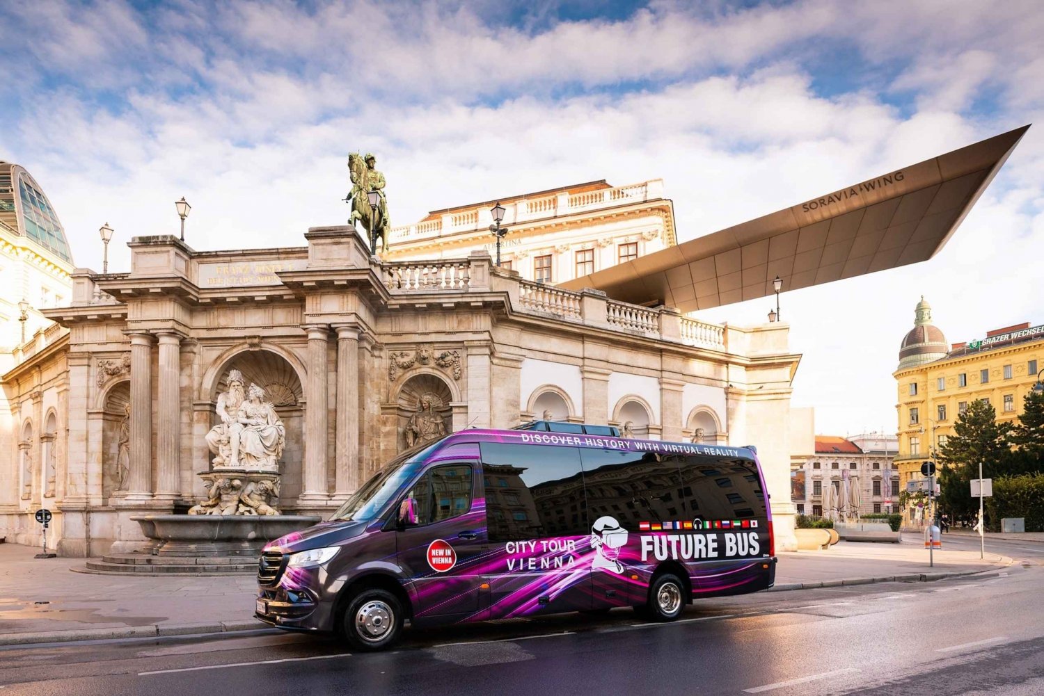 Viena: Excursão de ônibus pela Ring Street de realidade virtual