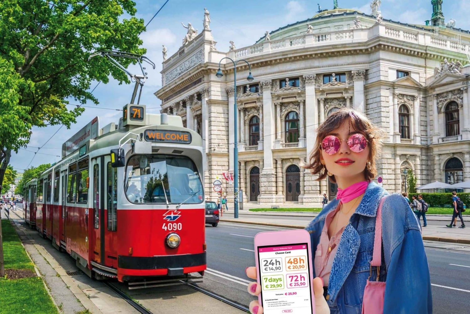 Wien: Welcome Card – offentlig transport og rabatter på de bedste attraktioner