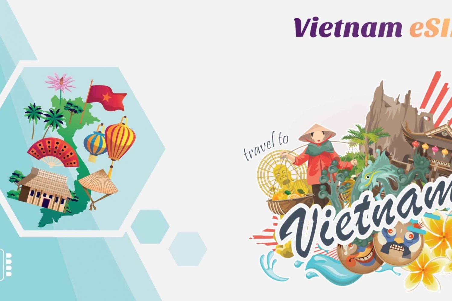 Vietnam Data eSIM : 7GB/jour - 5 jours - 15 jours - 30 jours