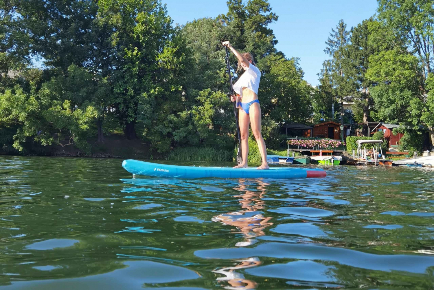 Wenen: Stand-Up Paddleboard Verhuur op de Oude Donau