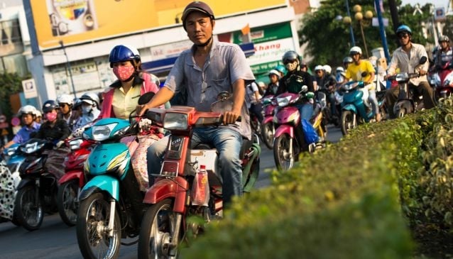 Motorbikes in Saigon