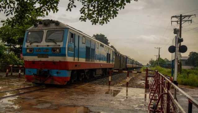 Traveling by train in Vietnam