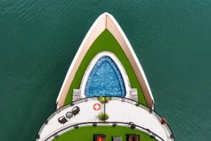 2/3日 ハロン＆ランハ湾 ドリス5*クルーズ バルコニー、バスタブ