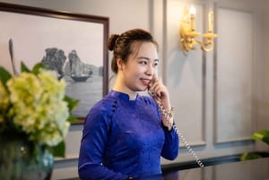 2/3日 ハロン＆ランハ湾 ドリス5*クルーズ バルコニー、バスタブ