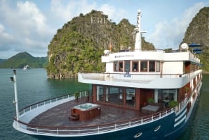 Cruzeiro de 2/3 dias em Halong e Baía de Lan Ha Erina 5* com varanda e banheira