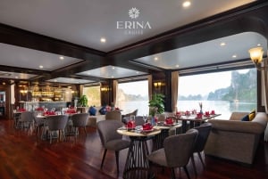 Cruzeiro de 2/3 dias em Halong e Baía de Lan Ha Erina 5* com varanda e banheira