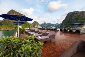 Cruzeiro de 2/3 dias em Halong e Baía de Lan Ha Erina 5* com varanda e banheira