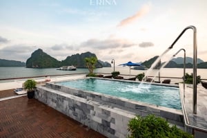 Cruzeiro de 2/3 dias em Halong e Baía de Lan Ha Erina 5* com varanda e banheira