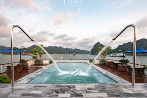 Cruzeiro de 2/3 dias em Halong e Baía de Lan Ha Erina 5* com varanda e banheira