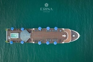 Cruzeiro de 2/3 dias em Halong e Baía de Lan Ha Erina 5* com varanda e banheira