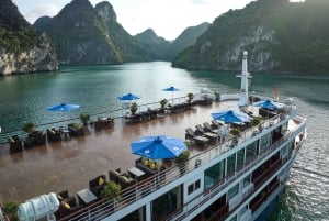 Cruzeiro de 2/3 dias em Halong e Baía de Lan Ha Erina 5* com varanda e banheira
